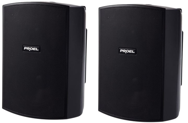Proel XE55TB Altavoz Intalacion Superficie Negro Pareja XE55TB