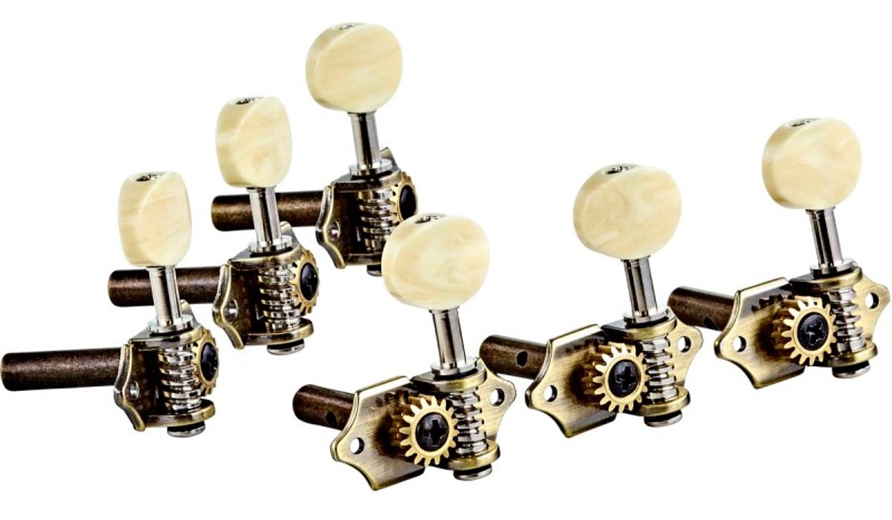 Ortega OTMVG-BS. Clavijero Vintage para Guitarra 3+3 OTMVG-BS
