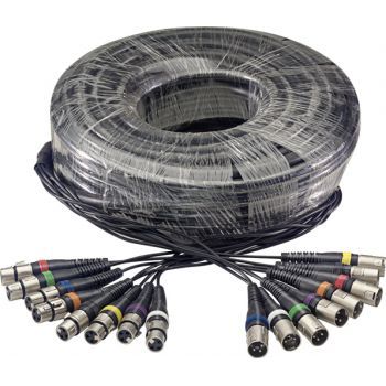Stagg cable multicore 8 xlr h - 8 xlr m, 30m