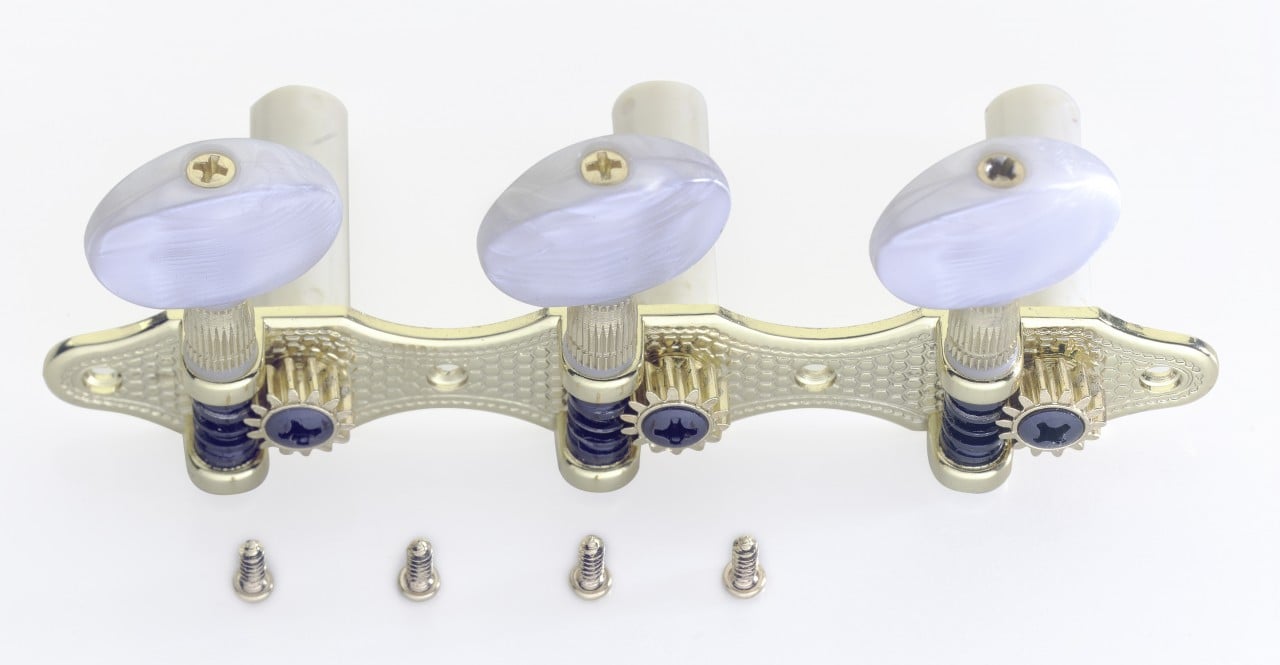 Stagg SP-MHCL-DLX Clavijero Deluxe 3x3, con eje semicerrado, para guitarra clásica SP-MHCL-DLX