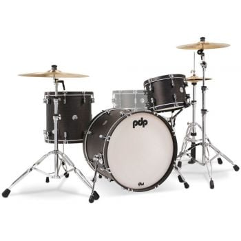 Drum workshop pdp concept classic wood hoop ebony/ebony 22