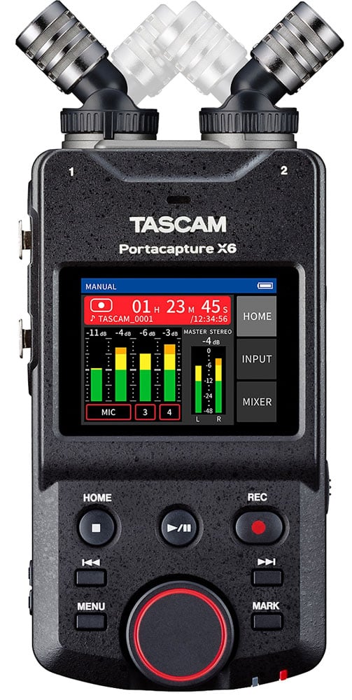 Tascam Portacapture X6 Grabador Portatil Multipista 32 Bits Portacapture X6