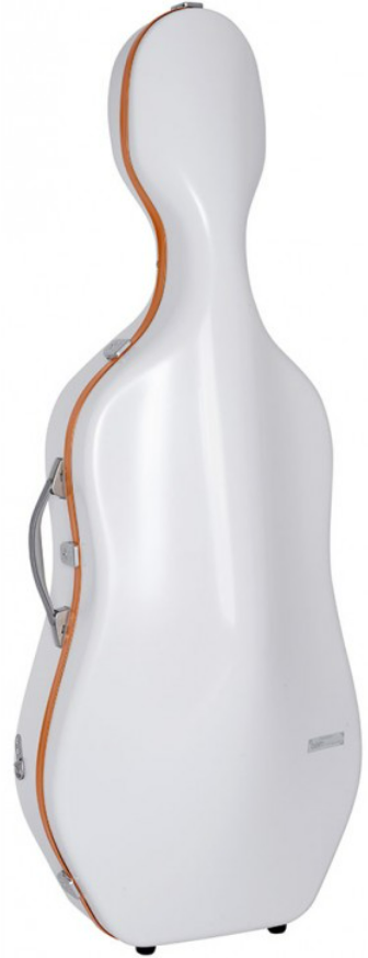 Bam SUP1005XLWO Estuche Violonchelo Slim 2.9 Ice Supreme Hightech blanco/naranja SUP1005XLWO
