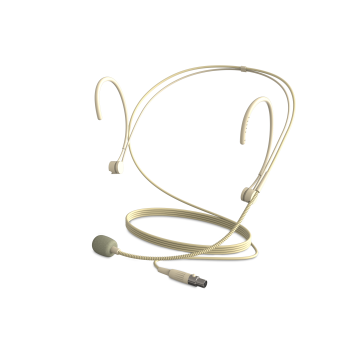 Audibax awm-ahs 001 - micrófono de diadema inalámbrico de condensador omnidireccional con conector mini xlr 3 pines