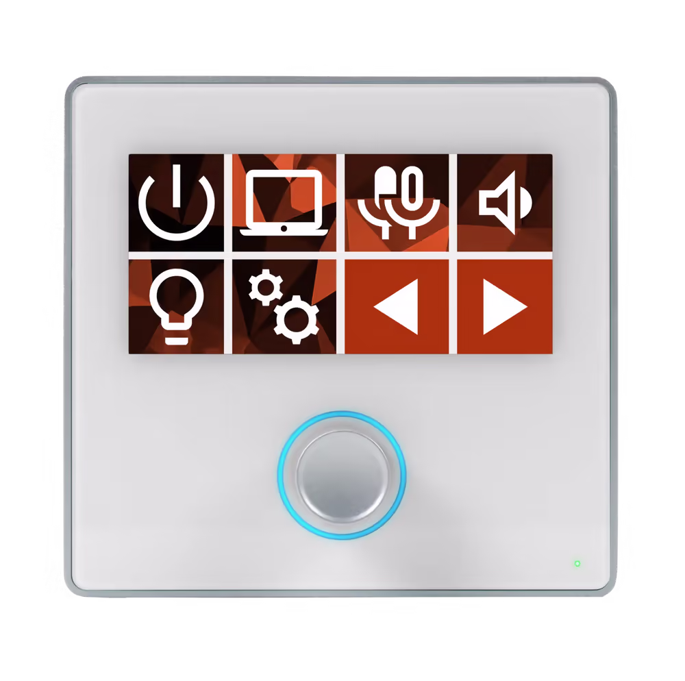 BSS DYNAMIC KEYPAD 8BV-WH- 8-Botones + Knob Volumen - Blanco OMNI-KP-8BV-WH