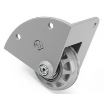 Adam hall hardware 37600 s - rueda de 48 mm para esquina con carcasa de fundición de aluminio