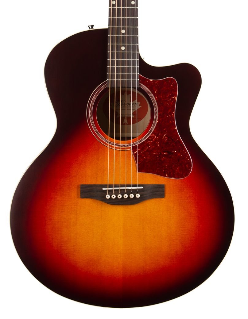 NORMAN B18 CW MJ Cherry Burst A/E. Guitarra Acústica + Funda B18 CW MJ CBST A/E