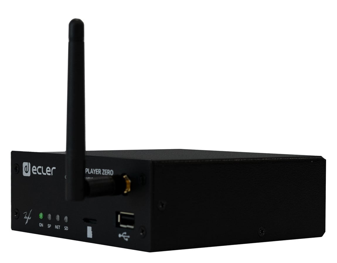 Ecler PLAYER ZERO Reproductor de Audio Local y Streaming PLAYER ZERO
