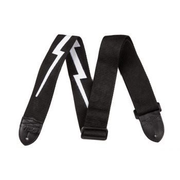 Fender correa 2.5 nylon lightning bolt strap negra