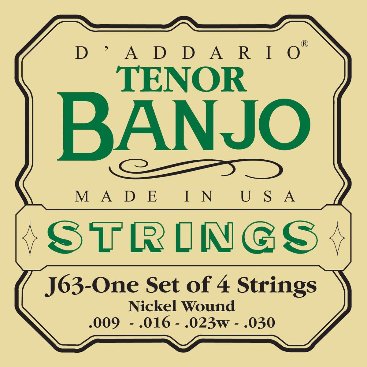 D´addario EJ63 Tenor Banjo cuerdas para banjo EJ63