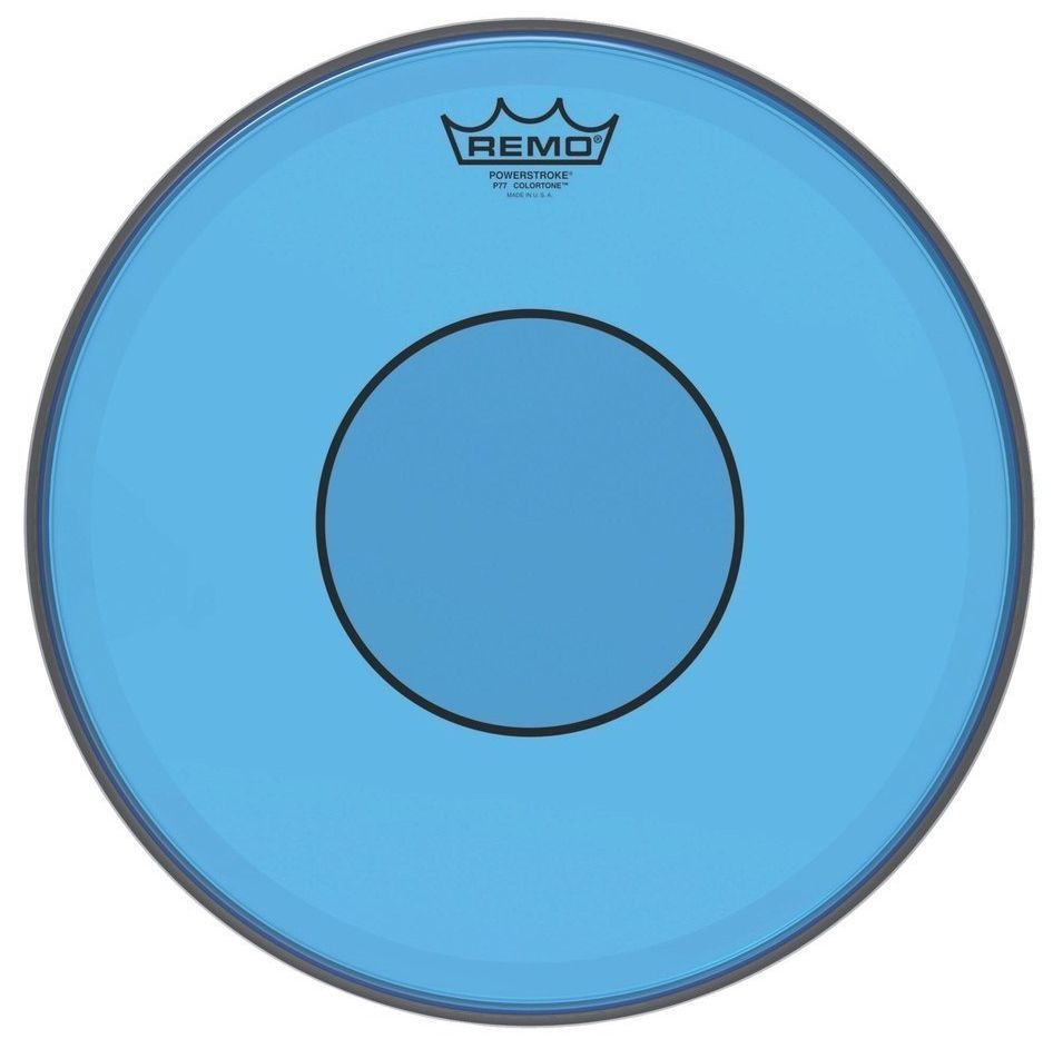 Remo 14 Powerstroke 77 Colortone Azul P7-0314-CT-BU 14" Powerstroke 77 Colortone Clear Blu