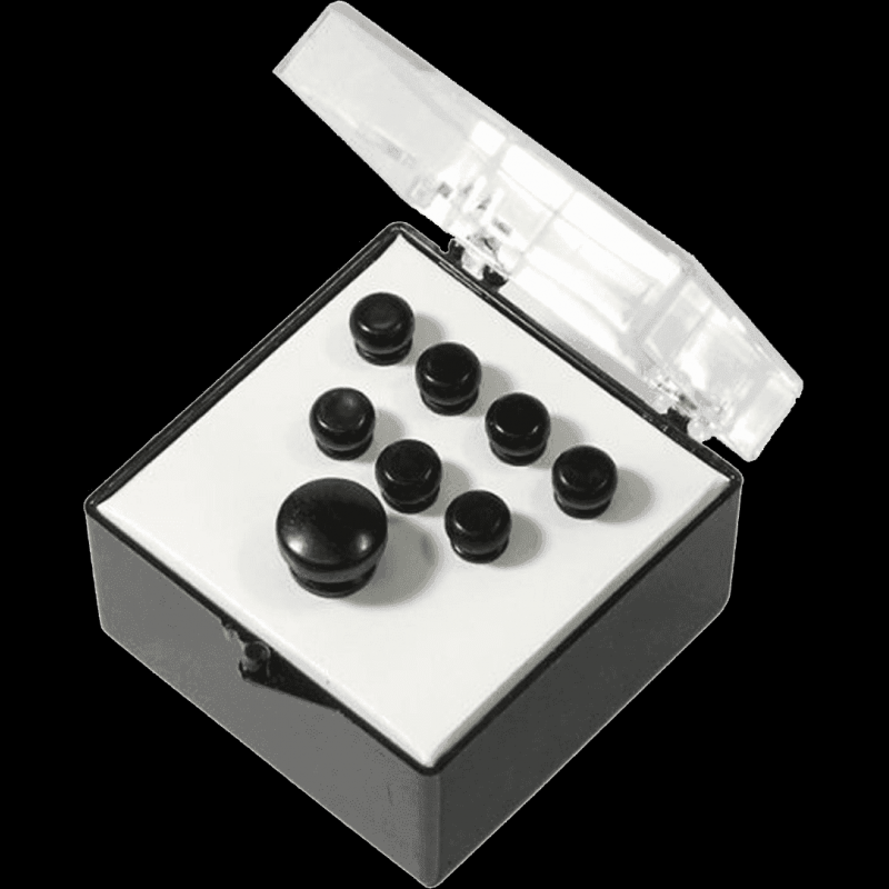 Martin Accesorios SET PIVOTES PUENTE - ÉBANO para Guitarra Acústica APP17