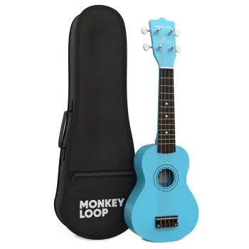 Monkey Loop Play Blue Ukelele Soprano