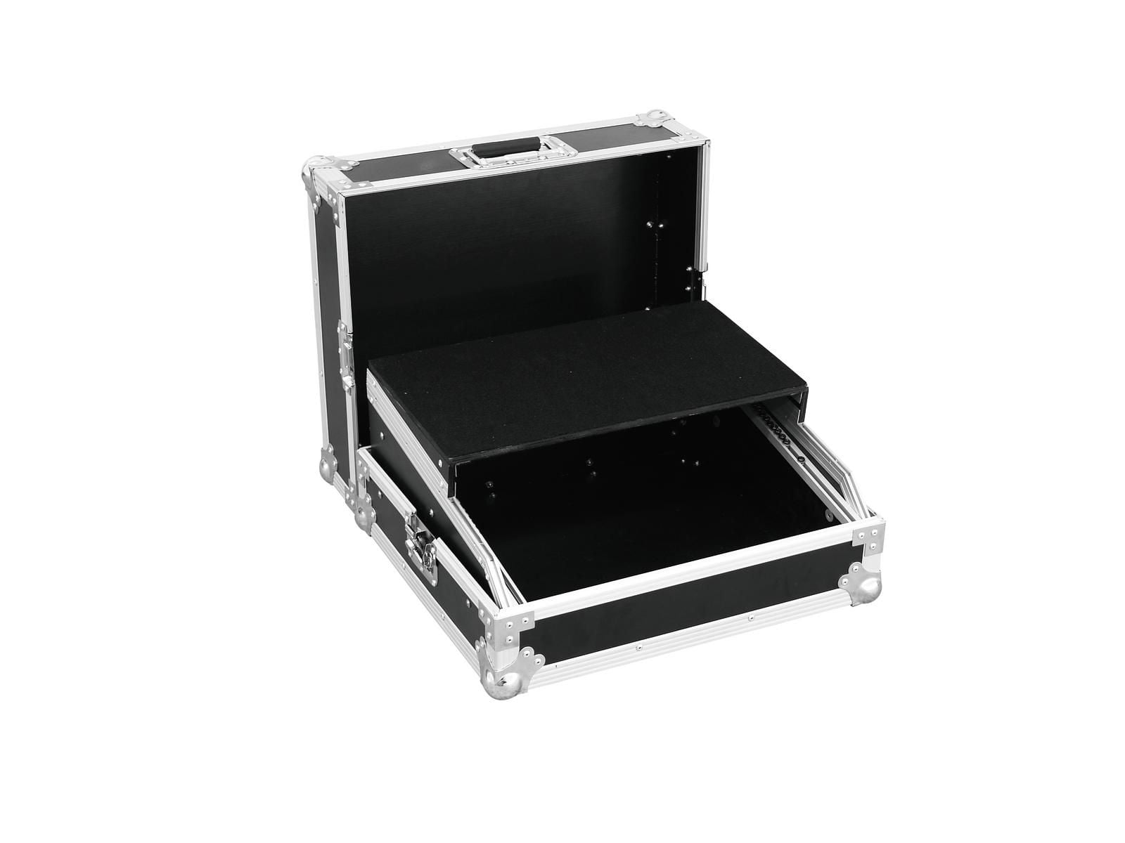 Roadinger Mixer Case Pro LS-19 Laptop Tray bk Flightcase para Mezclador con Bandeja Mixer Case Pro LS-19 Laptop Tray bk