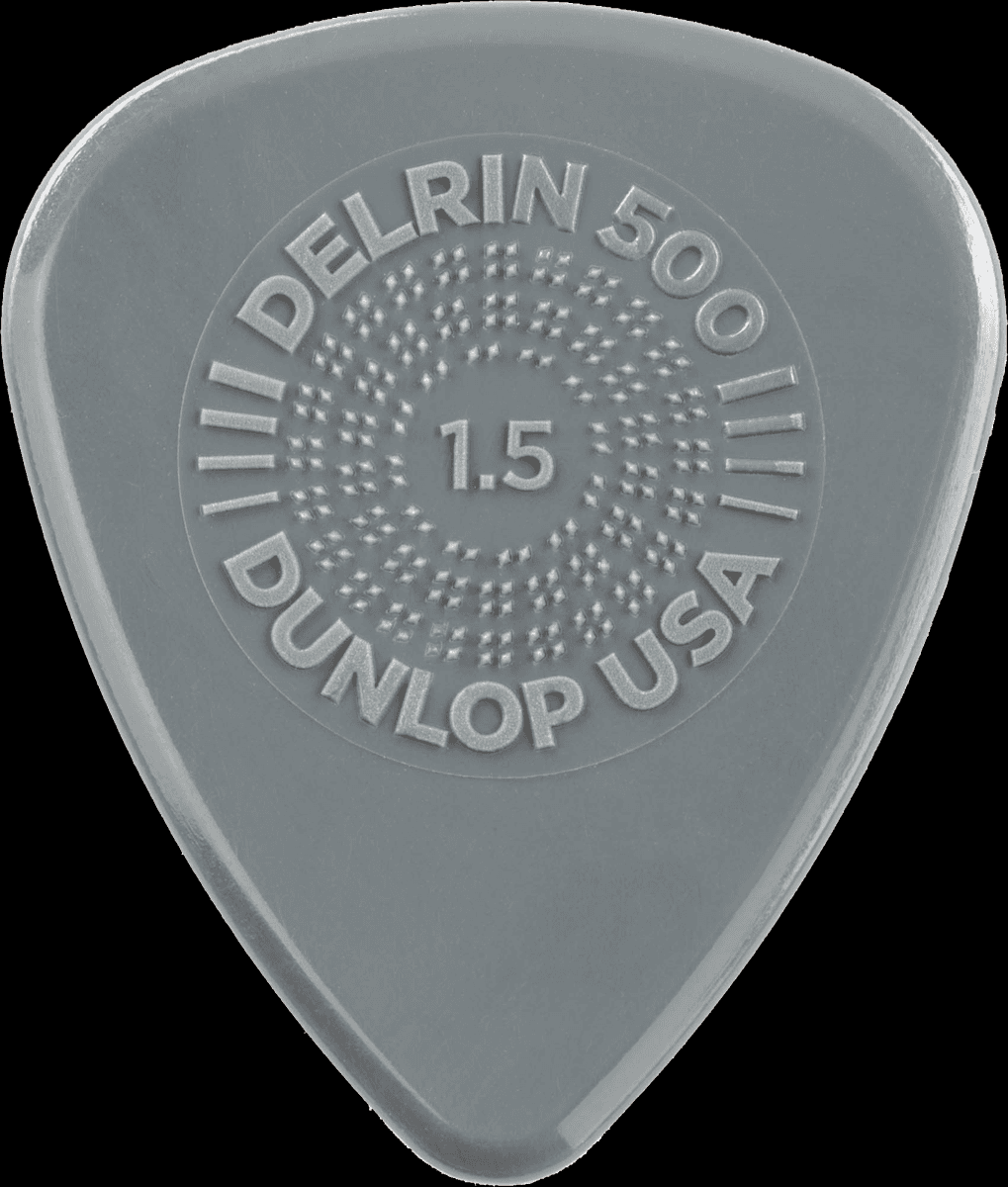 Dunlop Prime Grip Delrin 500 de 1,50 mmPack 12 Un. 450P150