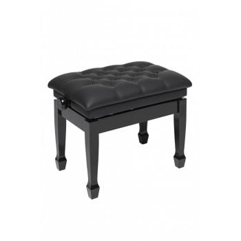 Stagg pbh-850-bkp-sbk banqueta piano hidraulica concierto negro brillante