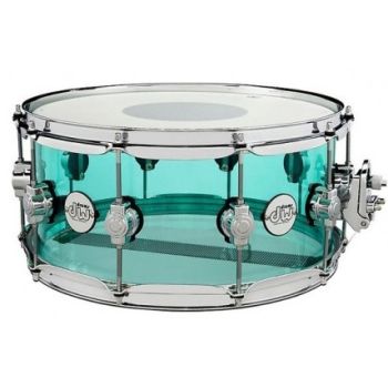 Drum workshop ddac6514sssg caja acrylic sea glass limited edition 14x6,5