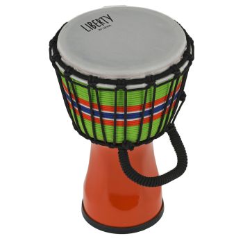 Gewa liberty series rope tuned 7 orange djembé