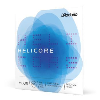 D´addario helicore vln 10blk set 1/8 med
