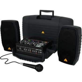 Behringer ppa200 sistema pa, 200w, 5 canales, ultracompacto