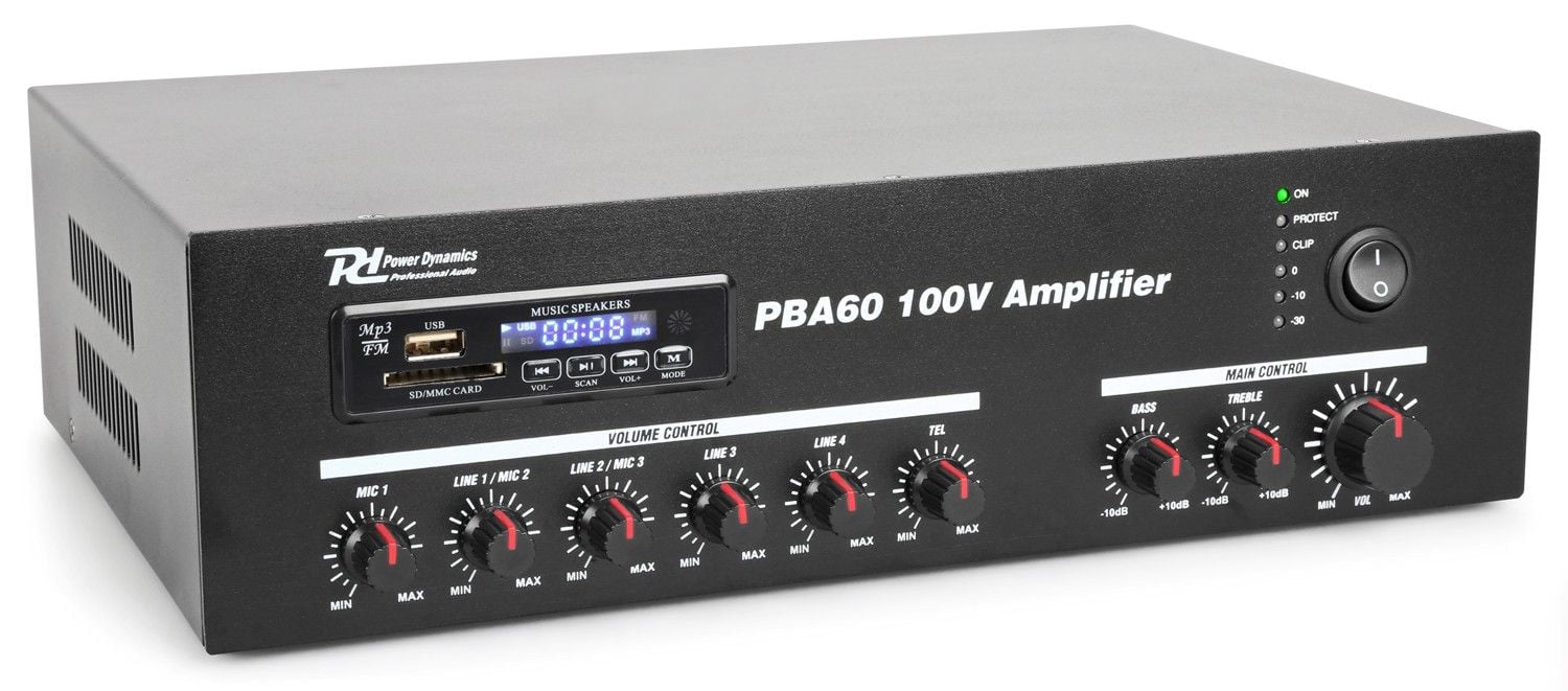 Power Dynamics Pba60 Amplificador Linea 952093 Pba60
