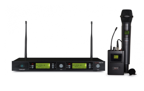 Fonestar MSH-898-570 Micrófono Inalámbrico Doble UHF MSH-898-570