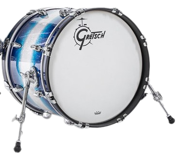 Gretsch Drums GBNT1618KKCST308 Bombo USA Brooklyn 18x16" Blue Burst Pearl Bombo USA Brooklyn 18x16 Pulgadas Blue Burst Pearl