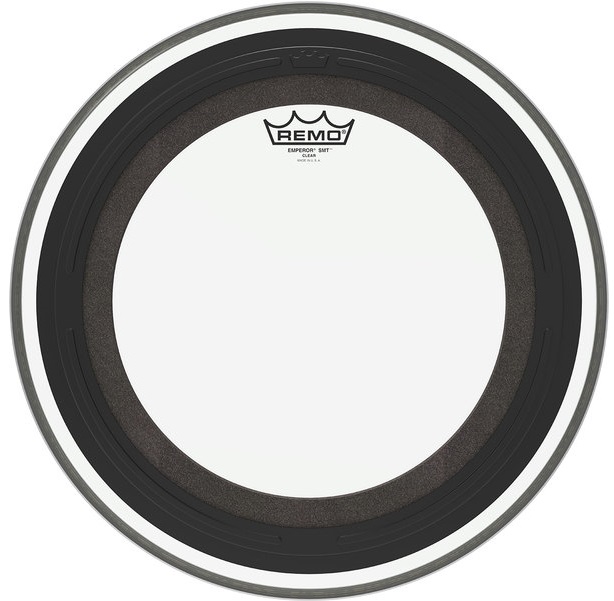 Remo BB-1324-00-SMT Parche Bombo 24 Pulgadas Emperor SMT Transparente BB-1324-00-SMT