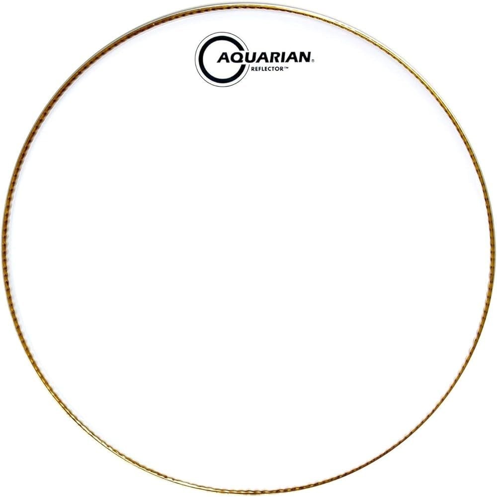 Aquarian Drumheads ICE WHITE REFLECTOR BD 22 REF22W Parche Para Bombo ICE WHITE REFLECTOR BD 22 REF22W