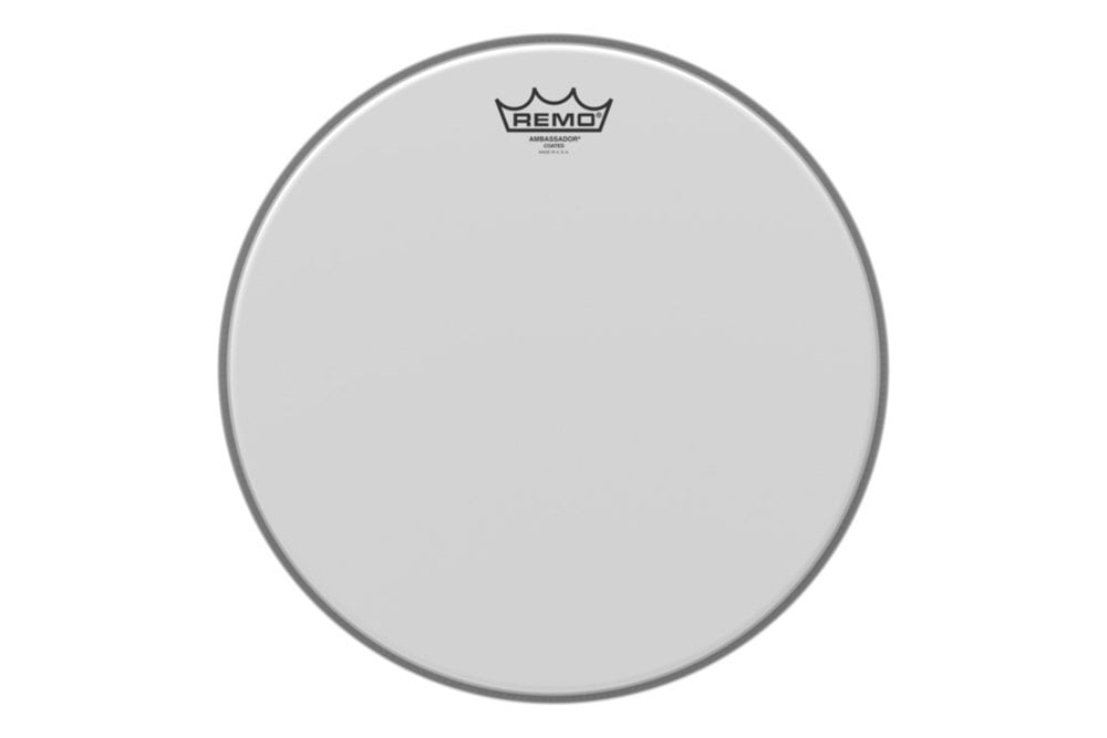Remo BA-0117-00 Parche Ambassador Blanco Rugoso BA-0117-00