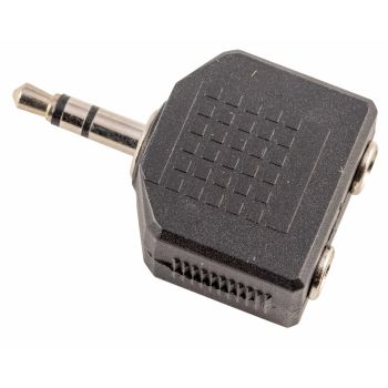Ek audio adaptador dual minijack stereo 3,5 mm hembra x 2 - minijack stereo 3,