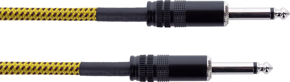 Cordial Cable de guitarra jack 3 m tweed amarillo ECLEI3PP-TWEED-YE