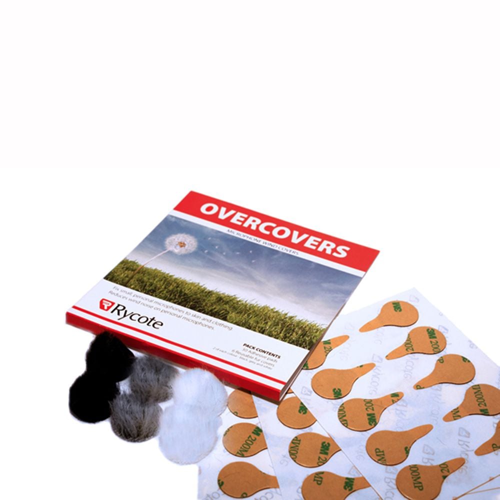 Rycote Overcovers 30 Pads Adhesivos Solapa OVERCOVERS 30 PADS