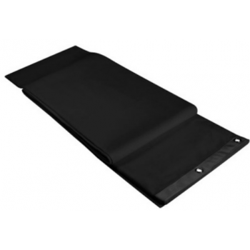 Adam hall accesorios 0160 x 43 - tela acústica b1 con ojales niquelados y dobladillo 4x3m, negro