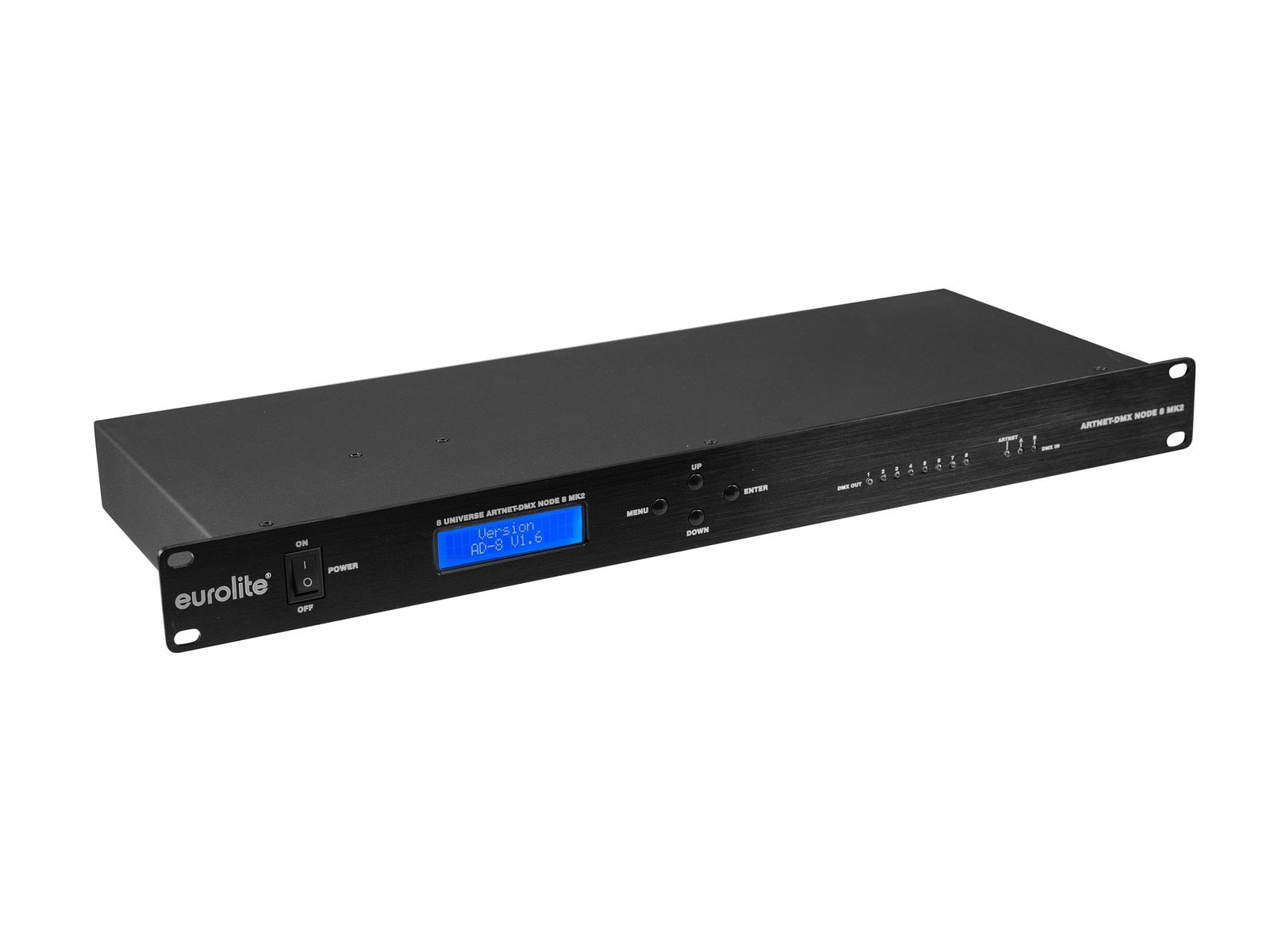 Eurolite Art-Net/DMX Node 8 MK2 Interface Art-Net/DMX Node 8 MK2