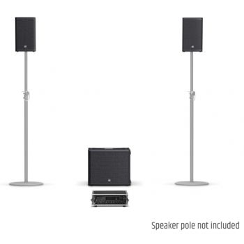Ld systems stinger g3 lounge set - 2 altavoces pasivos de 8 para megafonía + 1 subwoofer pasivo de 15 + rack de amplificación