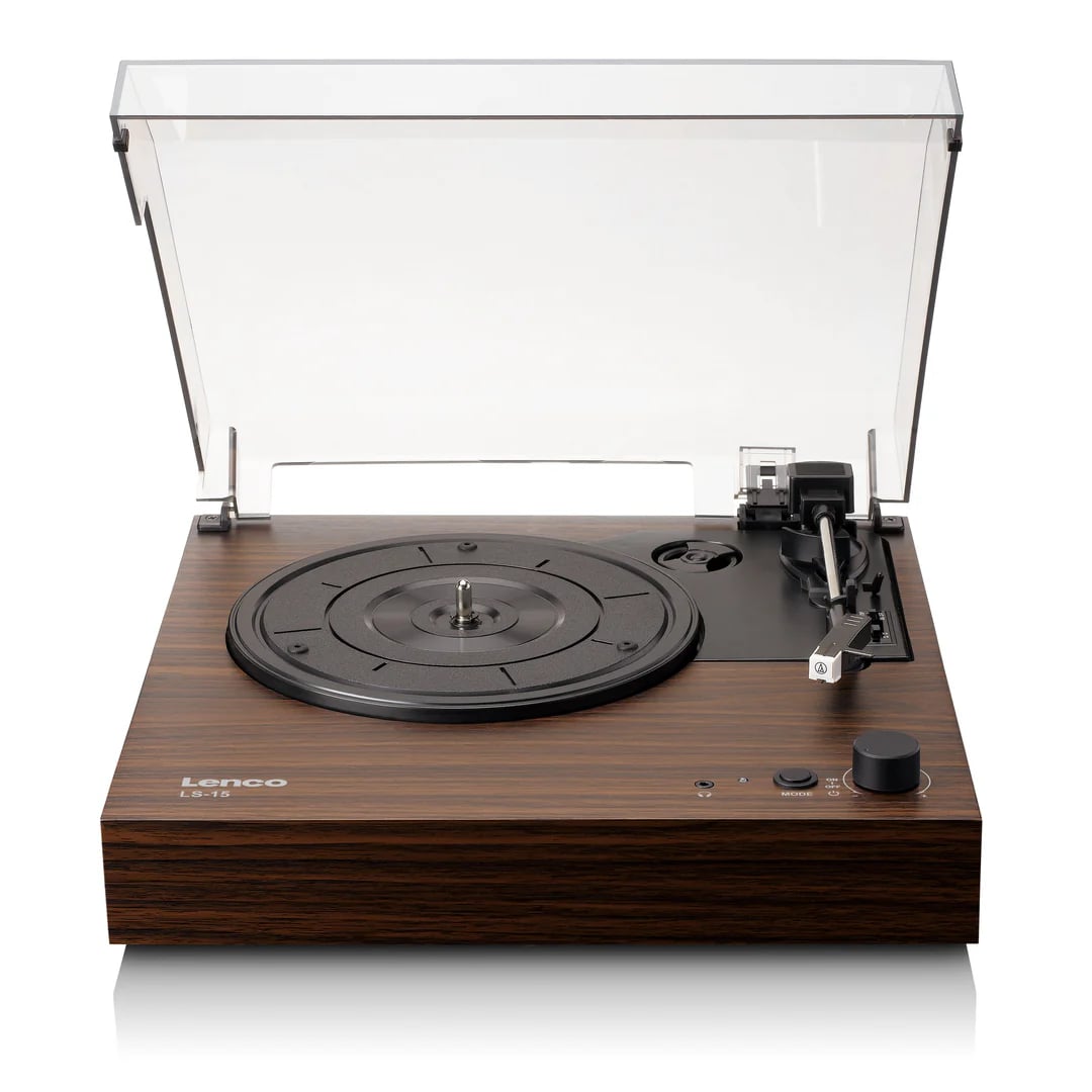 Lenco LS-15 WD Tocadiscos Bluetooth con Capsula Audio Technica LS-15 WD