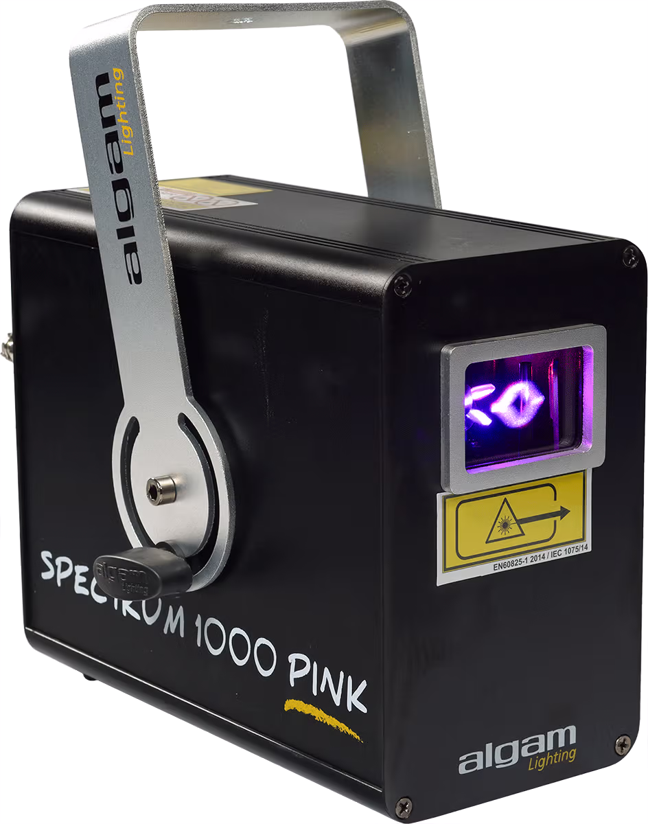 Algam lighting láser de animación 1000mw - rosa