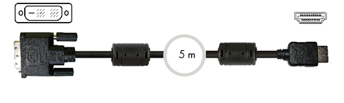 Fonestar 7909-5 Cable DVI-D single link digital 5m 7909-5