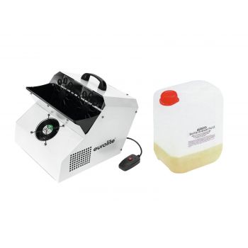 Eurolite set sd-201 máquina de burbujas dmx + líquido 5l