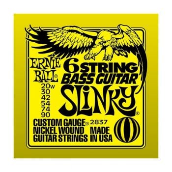 Ernie ball 2837 slinky baritone 6 cuerdas 20-90