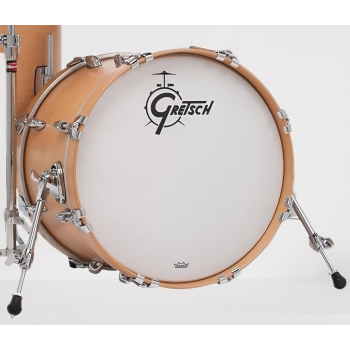 Gretsch drums gbsl1420kkcstsn bombo usa brooklyn 20x14 satin natural