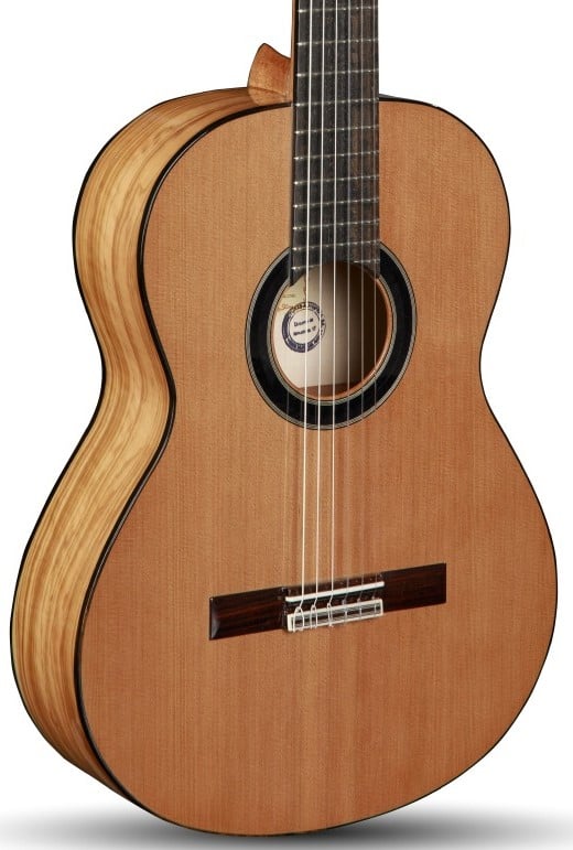 Alhambra 6 Olivo Guitarra Clásica con Funda 6 Olivo