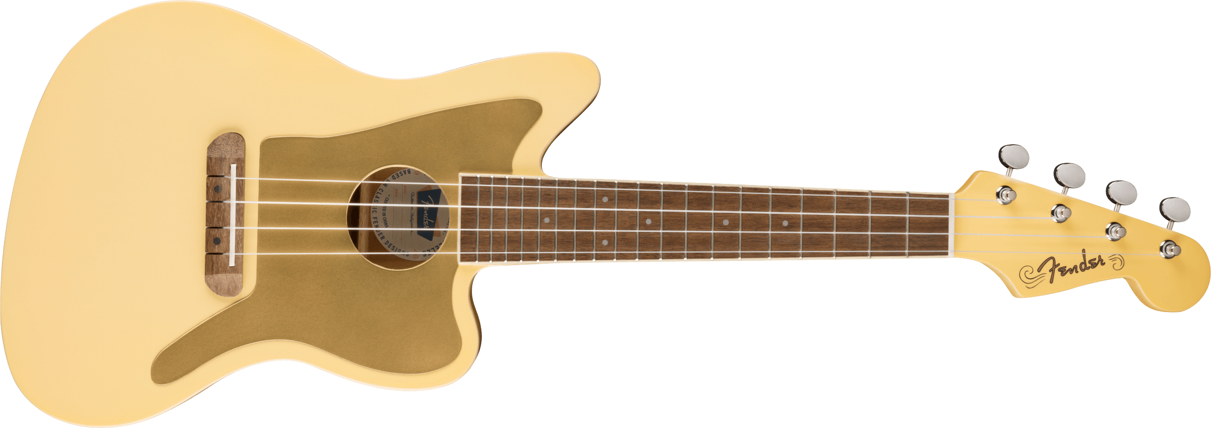 Fender FSR Fullerton Jazzmaster Uke, Vintage White Fullerton Jazzmaster Uke, Vintage White