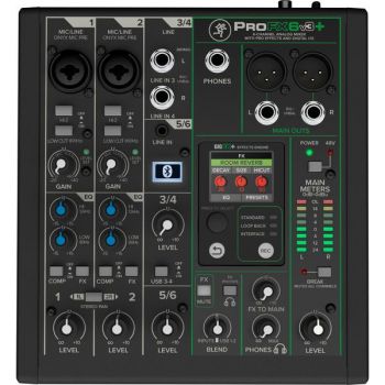 Mackie profx6v3+ mesa de mezclas