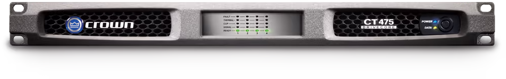 Crown ct-475 Amplificador de potencia de cuatro canales, @ 4? 75W ct-475
