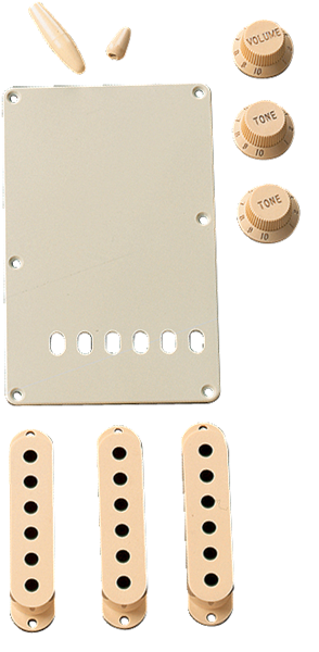 Fender Kit de Accesorios Stratocaster Aged White Kit de Accesorios Stratocaster Aged White
