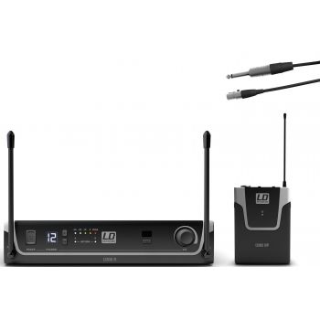 Ld systems u305 bpg sistema inalámbrico uhf con petaca y cable de guitarra