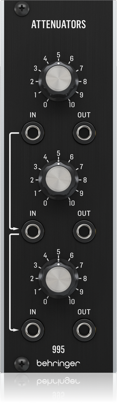 Behringer 995 Attenuators Modulo Sintetizador Eurorack 995 Attenuators