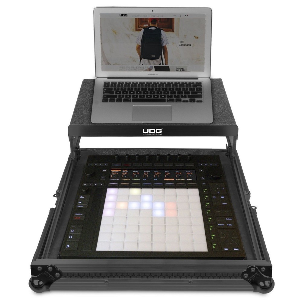 Udg U91091BL Ultimate Black Plus Estuche Para Ableton Push 3 U91091BL Ultimate Black Plus